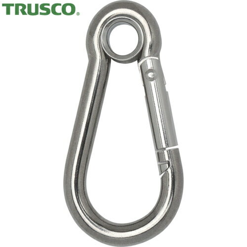 トラスコ TRUSCO 国産ステンレスカラビナハーケン A型 8×80mm (1個) 品番：TSKH-8A