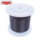 ニッサチェイン 黒コーティングワイヤロープ 0.85mm×100m (1巻) 品番:TSY8V-BK
