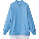 サンペックス 食品工場向けウェア 男女兼用長袖ジャンパー サックス L (1着) 品番:VP525-L