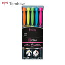 トンボ鉛筆 Tombow 蛍光ペン 蛍光マーカー蛍COAT 5C (1S) 品番:WA-TC5C