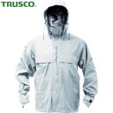 トラスコ TRUSCO 雨具 合羽 カッパ ベンチレーション(通気口)付レインスーツ シルバー M (1着) 品番:TRW360-71-M