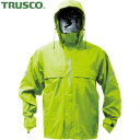 トラスコ TRUSCO 雨具 合羽 カッパ ベンチレーション(通気口)付レインスーツ ライム S (1着) 品番:TRW360-84-S