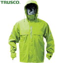 トラスコ TRUSCO 雨具 合羽 カッパ ベンチレーション(通気口)付レインスーツ ライム 4L (1着) 品番:TRW360-84-4L