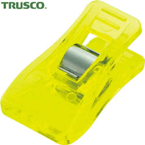 TRUSCO(トラスコ) スタンドクリップ 黄 30個入 (1Pk) 品番：TSG30-Y