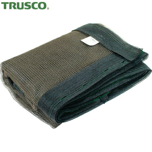 トラスコ TRUSCO 防護ネット 景観保護防風ネット 目合い4mm目 幅1×長さ5m ブラウン (1巻) 品番：WN415