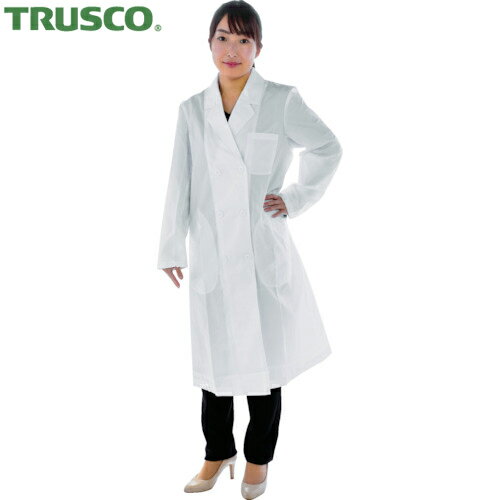 TRUSCO(トラスコ) 研究用白衣 袖口ひも入 女子シングル M (1着) 品番：WLC-WS-M