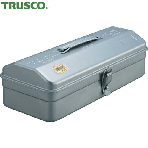トラスコ 工具箱 TRUSCO 山型ツ-ルボックス（山型工具箱） 373×164×124 銀 (1個) 品番：Y-350 (SV)