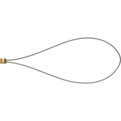 ミトロイ 安全ロープ 工具接続ワイヤー強力タイプ ロング 全長170mm (1本) 品番:WLK-170