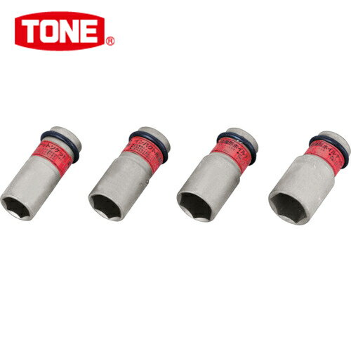 TONE トネ インパクト用薄形ホイルナットソケット 自動車整備用 対辺寸法22mm 差込角12.7mm (1個) 品番：4A-22N
