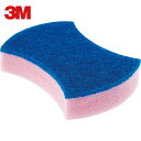 3M スリーエム スコッチ・ブライト パワースポンジ NO.3005 ピンク (1個) 品番:3005 PIN