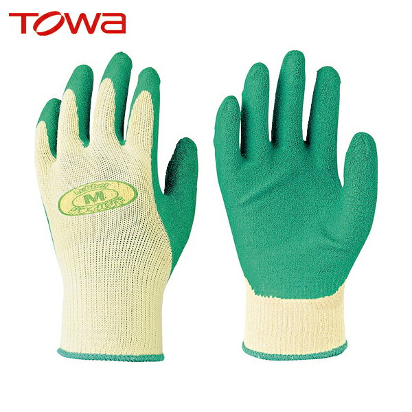東和 トワロン 作業手袋 天然ゴム背抜き手袋 ジョイハンドゴム背抜き M (1双) 品番：307-M