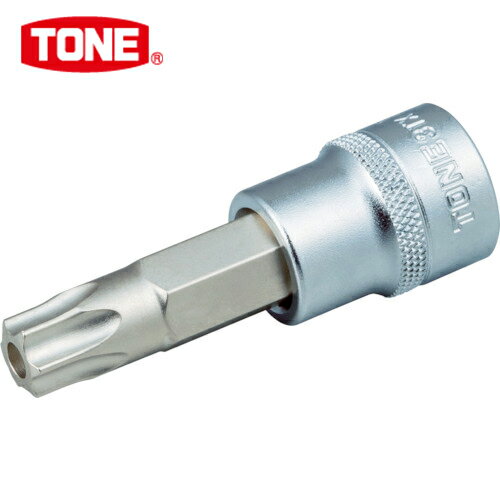 TONE(トネ) ヘックスローブソケット トルクスソケット(いじり防止タイプ) T40 差込角9.5mm 先端寸法6.60mm (1個) 品番：3TX-T40H 1