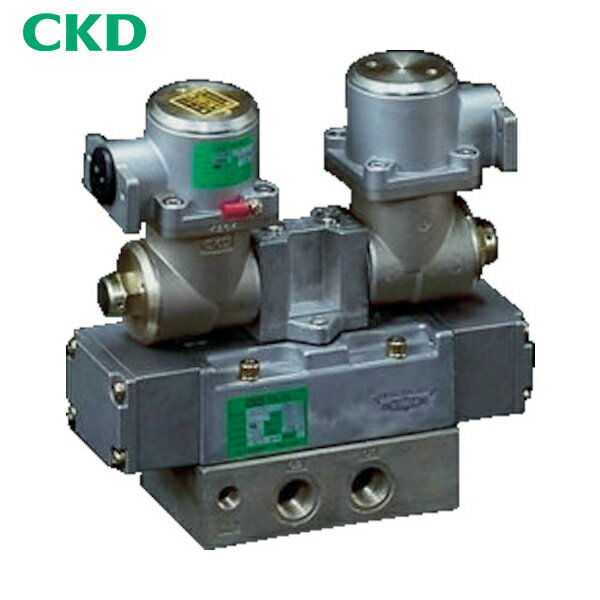 CKD ż ѥåȼ 5ݡ 4F꡼ʥ֥륽Υɡ Rc3/8 AC100 (1) ֡4F420E-10...