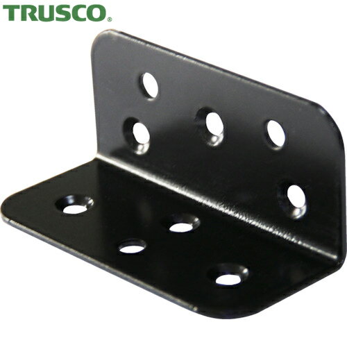 TRUSCO(トラスコ) 2x4サポート 黒粉体塗装 L字金具 (1個) 品番：24S-833BK