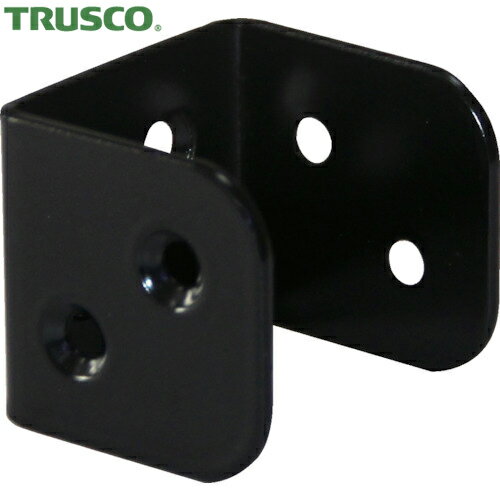 TRUSCO(トラスコ) 2x4サポート 黒粉体塗装 コの字金具 (1個) 品番：24S-334BK