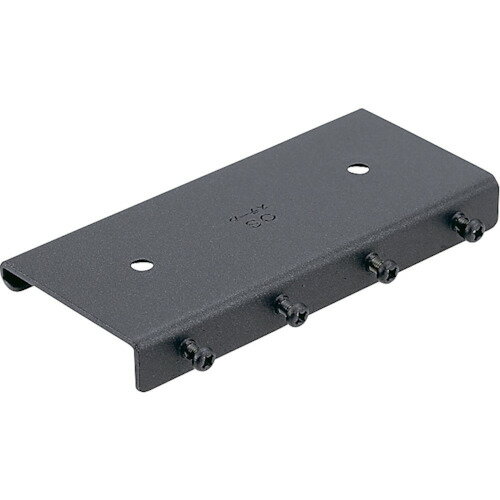 岡田 カーテンレール用オプション D40・TOPカバー ブラック (1個) 品番：15T65BL