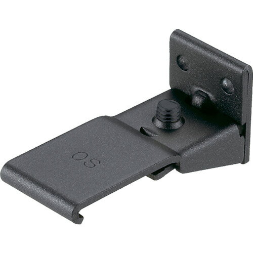 岡田装飾金物 カーテンレール用オプション D30Sブラケット ブラック (1個) 品番：12T41BL