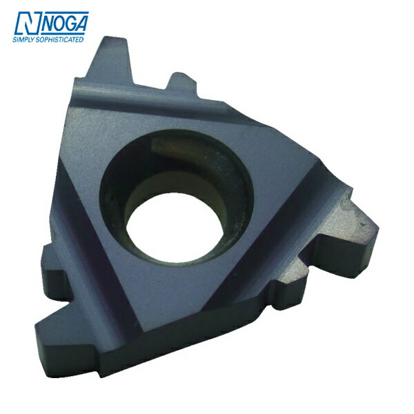 NOGA Carmexねじ切り用チップ TRAPEZ/台形ねじ用 チップサイズ22×P5.0×30° (10個) 品番:22IR5TRBMA