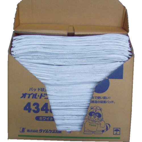 TC オイルドライパッド（43cm×48cm×100枚） ホワイト (1箱) 品番：4348N