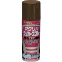ニッぺ アクリルラッカースプレーTRY 300ml チョコレート 222T018-300 (1本) 品番:4976124253775