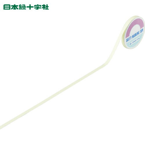 日本緑十字 「超」高輝度蓄光テープ SAF1005 10mm幅×5m PET (1巻) 品番：364