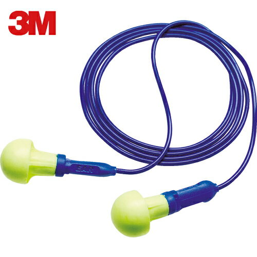 3M(スリーエム) E-A-R[[TM上]] プッシュインス 耳栓 ミニ 318-1001 ひも付き (1組) 品番：318-1001