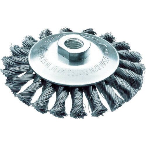 LESSMANN ノットベベルブラシ Φ115 高張度鋼線 0.5 (1個) 品番：472254