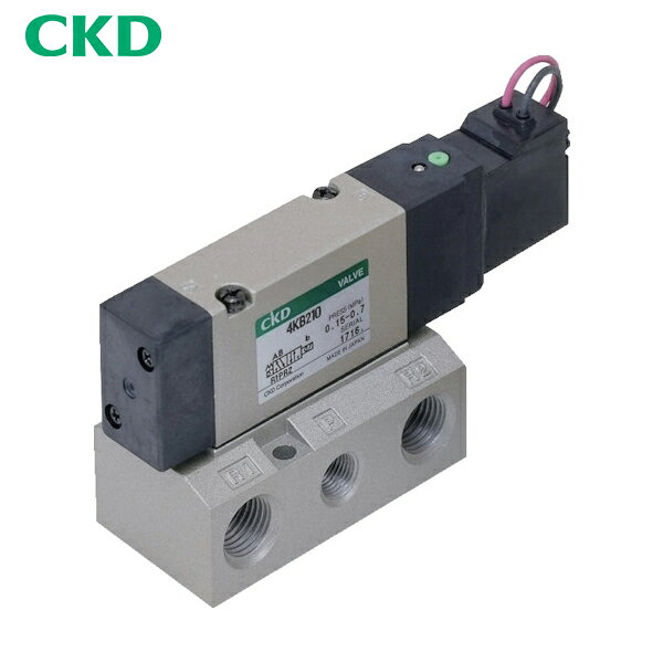 CKD ż ѥåȼ5ݡۥåХ 4K꡼ 12C Rc3/8 DC24V (1) ֡4KB410-10-DC24V