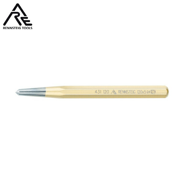 RENNSTEIG センターポンチ 5X120mm (1本) 品番：432-120-0