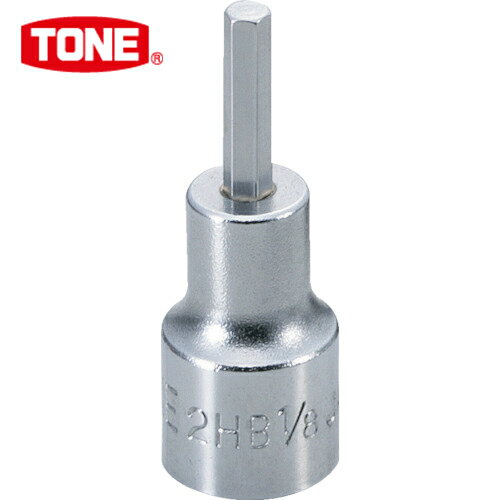 TONE(トネ) ヘキサゴンソケット 吋目 3/8inch 長さ30mm (1個) 品番：2HB-12