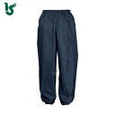 カジメイク 作業服 作業着 ユニフォーム ポリエステルパンツ 裾ゴム付 ネイビー LL (1着) 品番:2214-55-LL