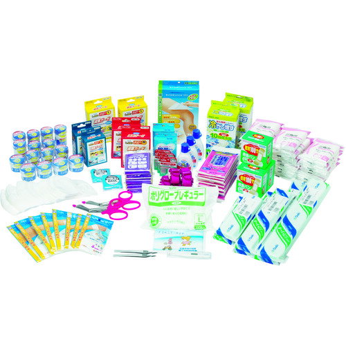 三和製作所 sanwa防災用救急箱セット 50人用 (1S) 品番：400-522