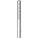 ナカニシ 逆回転用超硬カッター 円筒先丸型 シングルカット φ3×14×軸φ3 (1本) 品番:24711