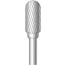 ナカニシ 逆回転用超硬カッター 円筒先丸型 シングルカット φ6.3×13×軸φ3 (1本) 品番:24714