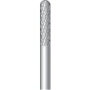 ナカニシ 逆回転用超硬カッター 円筒先丸型 ダブルカット φ3×14×軸φ3 (1本) 品番:24716