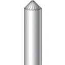 ナカニシ チタンコート超硬カッター テーパー型 シングルカット φ6×3×軸φ6 90° (1本) 品番:21615