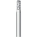ナカニシ 超硬カッター 円筒型 ダブルカット・エンドカット付 φ2.3×5×軸φ3 (1本) 品番:24212(4)