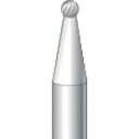 ナカニシ 超硬カッター 球型 シングルカット φ3×軸φ6 (1本) 品番:26008