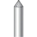 ナカニシ 超硬カッター テーパー型 ダブルカット φ6×4×軸φ6 60° (1本) 品番:26211