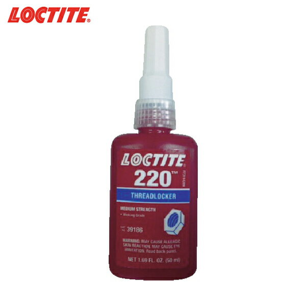 LOCTITE(ロックタイト) ねじ緩み止め接着剤22010ml (1本) 品番：220-10