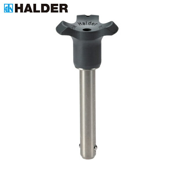 HALDER ハルダー ソケット・ピン・スプリング加圧ボール付 ピン径6 ワーク最大厚20 (1個) 品番：22400.0066