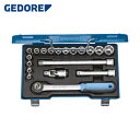 ゲドレー GEDORE ソケットセット 1/2 19JMU-3 (1S) 品番:2682842