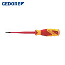 ゲドレー GEDORE 絶縁スリムドライバー(-) 6.5X150 (1本) 品番:2824760(4)