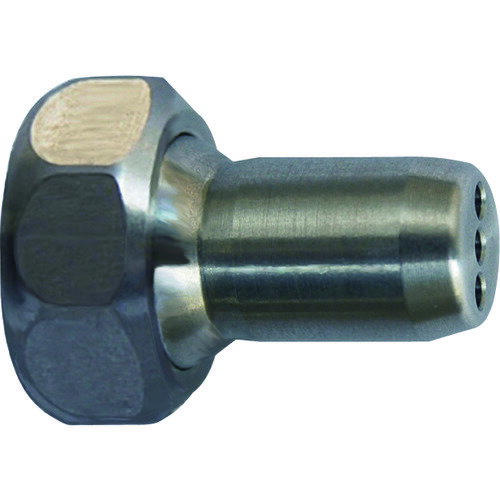 ヒルトライン ステンレス製クーラントホース（1/4ホースシステム）用丸ノズル Φ1.6×穴数3（アジャストナット入り） (1個) 品番：1DU-3-16