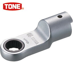 TONE(トネ) トルクレンチ用交換ヘッド 差替式トルクレンチ用ラチェットめがねヘッド 全長56.5mm (1個) 品番：10DRM-10