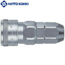 日東工器 ナットカプラ 鋼鉄製相手側ホースサイズ(mm)8.5×12.5(04114) (1個) 品番:85SN STEEL NBR(4)