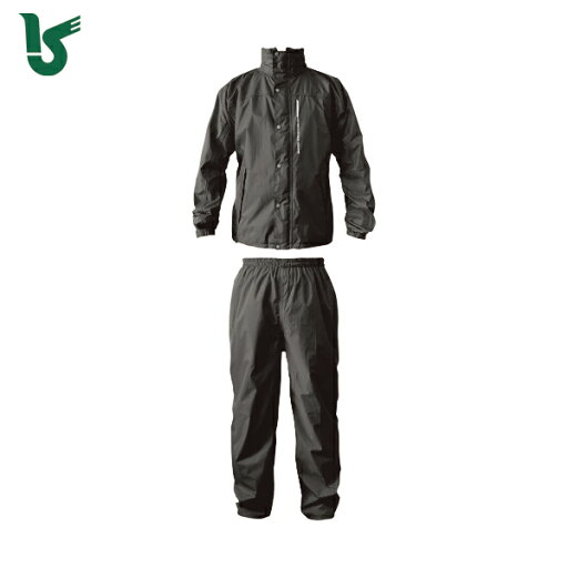 カジメイク 雨具 合羽 カッパ ブリザテックレインスーツ ブラック S (1着) 品番:7740-91-S カジメイク 雨具 合羽 カッパ ブリザテックレインスーツ ブラック S (1着) 品番:7740-91-S