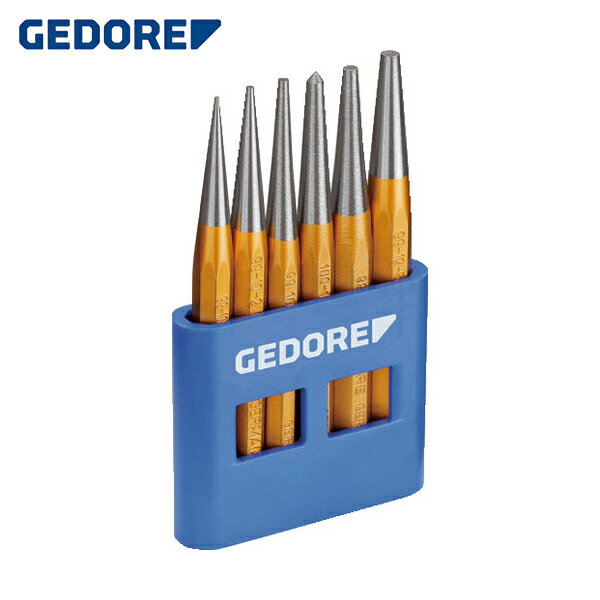 GEDORE(ゲドレー) ポンチ6本セット 113 樹脂ケース (1S) 品番：8753680