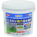 アサヒペン 水性エポキシ強力防水塗料 5KGセット ホワイト (1缶) 品番:606396