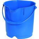 バーテック BURRTEC バーキュートプラス カラーバケツ 9L 青 BCP-CB9B (1個) 品番:69801022(3)